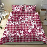 Hibiscus Pakala Royal Magenta Bedding Set Tropical Floral Stylized - Polynesian Pride