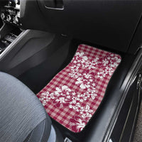 Hibiscus Pakala Royal Magenta Car Mats Tropical Floral Stylized - Polynesian Pride