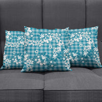 Hibiscus Pakala Ocean Depths Blue Pillow Cover Tropical Floral Stylized - Polynesian Pride