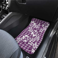 Hibiscus Pakala Sweetie Purple Car Mats Tropical Floral Stylized - Polynesian Pride