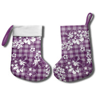 Hibiscus Pakala Sweetie Purple Christmas Stocking Tropical Floral Stylized - Polynesian Pride