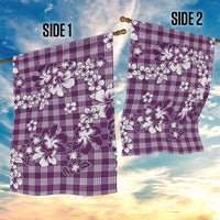 Hibiscus Pakala Sweetie Purple Garden Flag Tropical Floral Stylized - Polynesian Pride