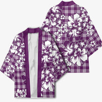 Hibiscus Pakala Sweetie Purple Kimono Tropical Floral Stylized - Polynesian Pride