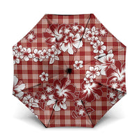 Hibiscus Pakala Fantasy Red Umbrella Tropical Floral Stylized - Polynesian Pride
