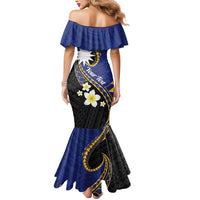 Personalised Nauru Mermaid Dress Naoero Proud Plumeria