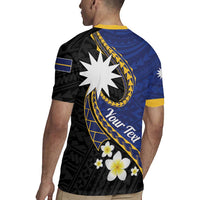 Personalised Nauru Rugby Jersey Naoero Proud Plumeria