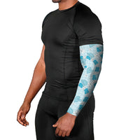 Hawaii Anthurium Tiare Pikake Lei Arm Sleeves UliUli Lauhala Art Pattern