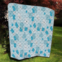 Hawaii Anthurium Tiare Pikake Lei Quilt UliUli Lauhala Art Pattern