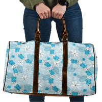 Hawaii Anthurium Tiare Pikake Lei Travel Bag UliUli Lauhala Art Pattern