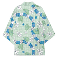 Hawaii Anthurium Tiare Pikake Lei Kimono Omaomao Lauhala Art Pattern