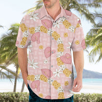 Hawaii Anthurium Tiare Pikake Lei Hawaiian Shirt Akala Lauhala Art Pattern