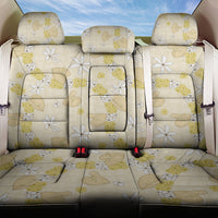 Hawaii Anthurium Tiare Pikake Lei Back Car Seat Cover Melemele Lauhala Art Pattern