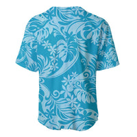 Tahiti Ninamu Tiare Floral Baseball Jersey Monstera Palm Tropical Leaves LT01 - Polynesian Pride