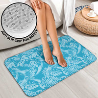 Tahiti Ninamu Tiare Floral Bathroom Set Monstera Palm Tropical Leaves - Polynesian Pride
