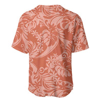 Tahiti Puatou Tiare Floral Baseball Jersey Monstera Palm Tropical Leaves LT01 - Polynesian Pride