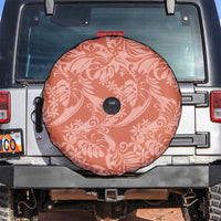 Tahiti Puatou Tiare Floral Spare Tire Cover Monstera Palm Tropical Leaves - Polynesian Pride