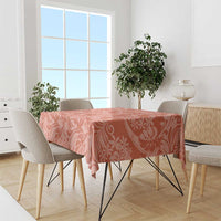 Tahiti Puatou Tiare Floral Tablecloth Monstera Palm Tropical Leaves - Polynesian Pride