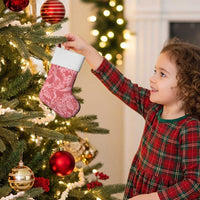 Tahiti Tarona Tiare Floral Christmas Stocking Monstera Palm Tropical Leaves - Polynesian Pride