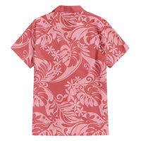 Tahiti Tarona Tiare Floral Hawaiian Shirt Monstera Palm Tropical Leaves - Polynesian Pride