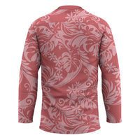 Tahiti Tarona Tiare Floral Hockey Jersey Monstera Palm Tropical Leaves LT01 - Polynesian Pride
