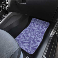 Tahiti Vareau Tiare Floral Car Mats Monstera Palm Tropical Leaves - Polynesian Pride