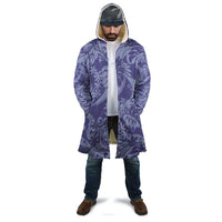 Tahiti Vareau Tiare Floral Cloak Monstera Palm Tropical Leaves - Polynesian Pride