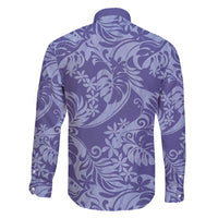 Tahiti Vareau Tiare Floral Family Matching Puletasi and Hawaiian Shirt Monstera Palm Tropical Leaves - Polynesian Pride