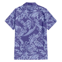 Tahiti Vareau Tiare Floral Hawaiian Shirt Monstera Palm Tropical Leaves - Polynesian Pride