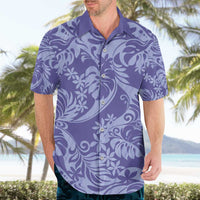 Tahiti Vareau Tiare Floral Hawaiian Shirt Monstera Palm Tropical Leaves - Polynesian Pride