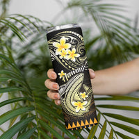 Hawaii Skinny Tumbler Polynesian Shark with Kakau Gold Version