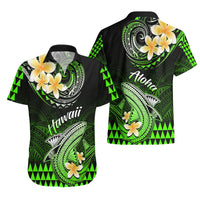 Hawaii Hawaiian Shirt Polynesian Shark with Kakau Green Version LT01 - Polynesian Pride