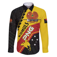 Custom PNG Family Matching Long Sleeve Bodycon Dress and Hawaiian Shirt The Kumuls Are On A Roll LT01 Dad's Shirt - Long Sleeve Black - Polynesian Pride