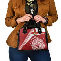 Tonga Rugby Mate Maa Shoulder Handbag Ngatu Pattern