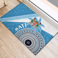 Fiji Rugby Bati Rubber Doormat Tapa Pattern