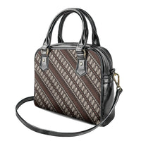 Yogyakarta Parang Batik Motifs Shoulder Handbag Indonesian Traditional Pattern