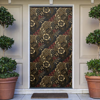 Batik Sekar Jagad Door Cover Indonesian Traditional Pattern