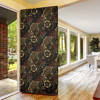 Batik Sekar Jagad Door Cover Indonesian Traditional Pattern