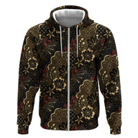 Batik Sekar Jagad Hoodie Indonesian Traditional Pattern