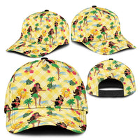 Hawaii Hula Girl Tropical Classic Cap Yellow Palaka