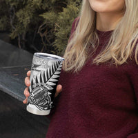 New Zealand Silver Fern Rugby Tumbler Cup Aotearoa Maori Black Version