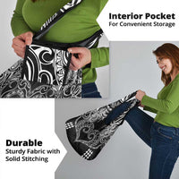 Hawaii Valentine Grocery Bag Kakau Polynesian Heart