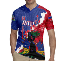 Personalised Haiti Le Marron Inconnu Rugby Jersey Dashiki Mix Polynesian Pattern
