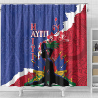 Haiti Le Marron Inconnu Shower Curtain Dashiki Mix Polynesian Pattern