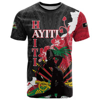 Personalised Ayiti Neg Marron T Shirt Dashiki Mix Polynesian Pattern