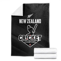 New Zealand Cricket Blanket Aotearoa Black Cap Come On