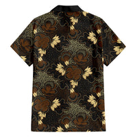 Javanese Batik Semen Family Matching Mermaid Dress and Hawaiian Shirt Indonesian Traditional Pattern