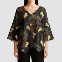 Javanese Batik Semen Kimono Sleeve Blouse Indonesian Traditional Pattern