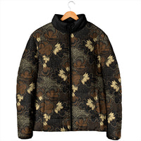 Javanese Batik Semen Padded Jacket Indonesian Traditional Pattern