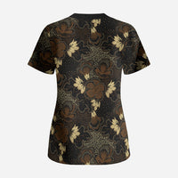 Javanese Batik Semen Scrub Top Indonesian Traditional Pattern