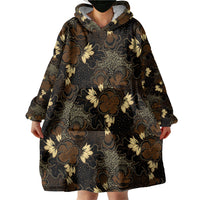 Javanese Batik Semen Wearable Blanket Hoodie Indonesian Traditional Pattern LT01 - Polynesian Pride